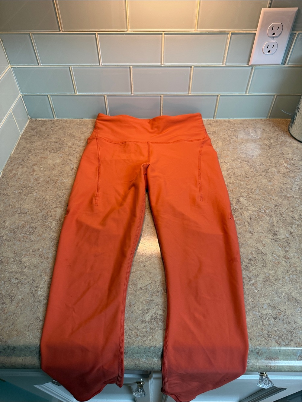Women's ATHLETA High-Waist Coral Active Leggings